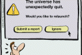 universe quits